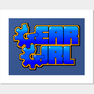 Gear Girl Logo Posters and Art